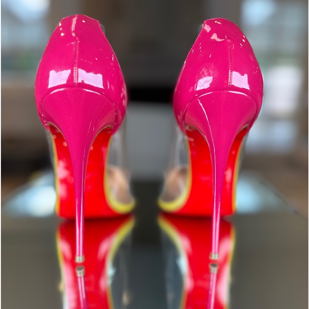 Christian Louboutin Patent Leather Tri color Size 39 - Picture 4 of 14